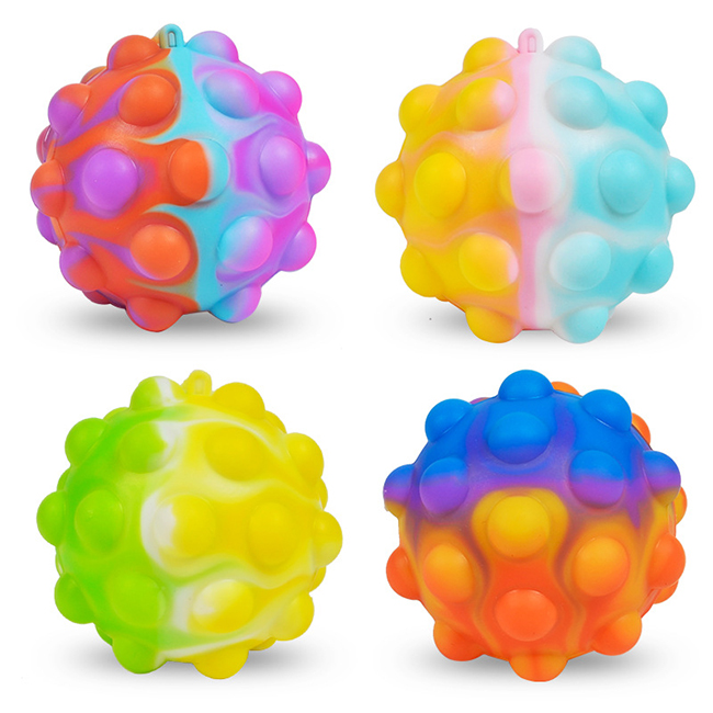 Silicone Kids Stringy Balls