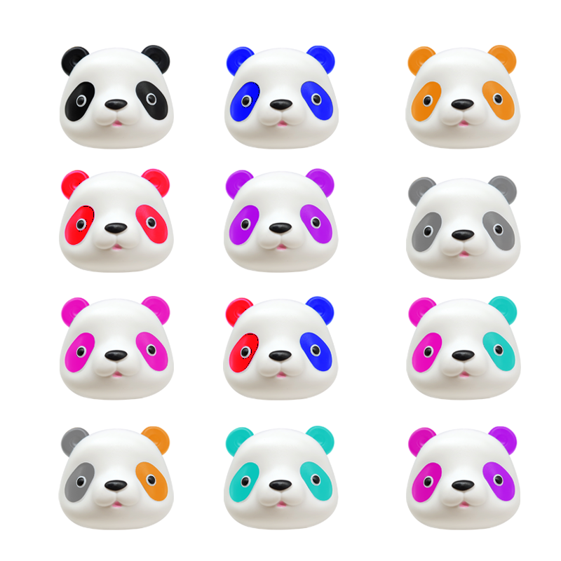 colourful panda