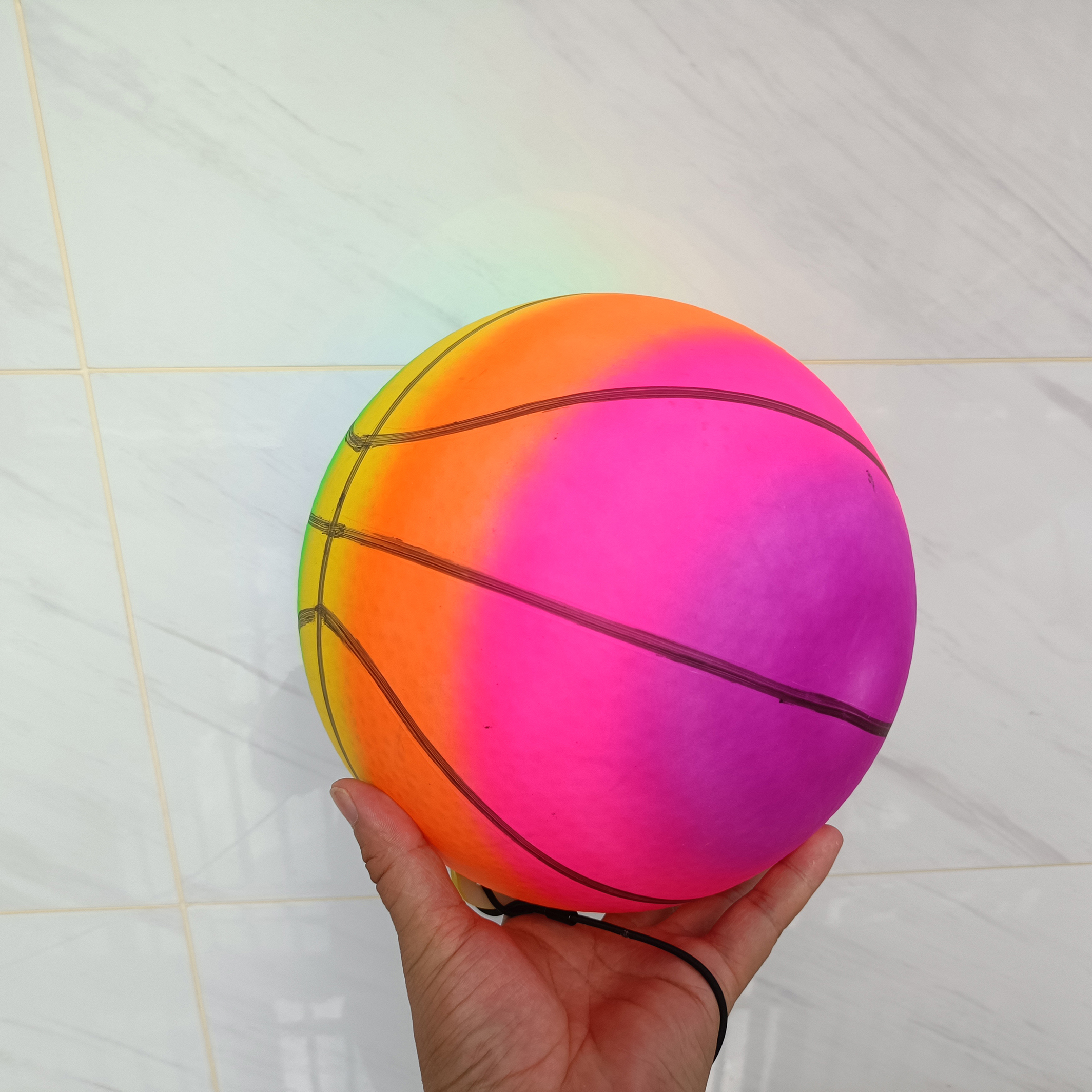 rainbow pumpkin ball